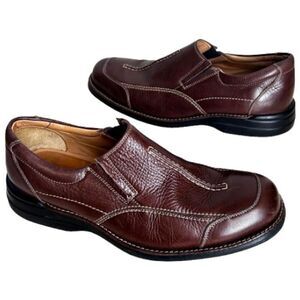 Johnston and Murphy Shoes Brown SHEEPSKIN Leather Sneaker Mens 10.5 Loafers